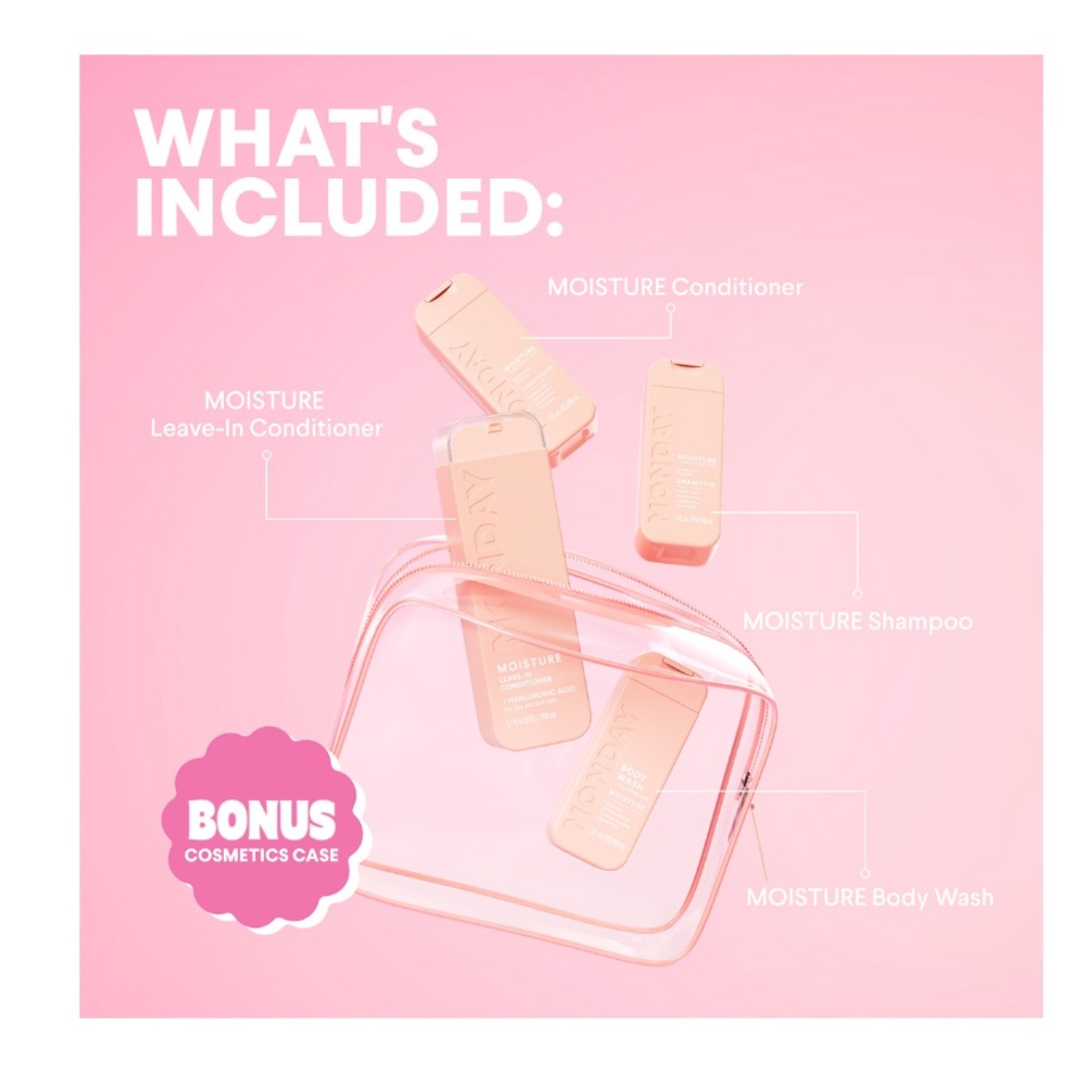 Monday Moisture Hair + Body Gift Set